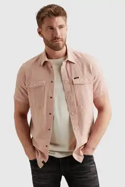 Wehkamp PME Legend regular casual overhemd roze aanbieding