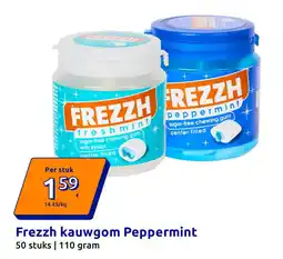 Action Frezzh Kauwgom Peppermint aanbieding