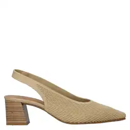 Wehkamp Miss Elastic New Paris slingback pumps blokhak beige aanbieding