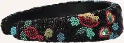 Wehkamp BECKSÖNDERGAARD Haaraccessoires Fairygard Wide Beaded Hairbrace Zwart aanbieding