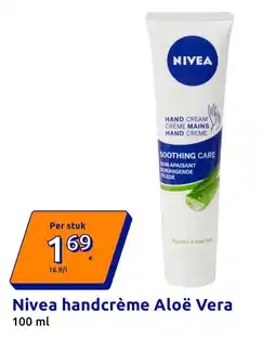 Action Nivea Handcrème Aloë Vera aanbieding