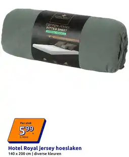 Action Hotel Royal jersey hoeslaken aanbieding