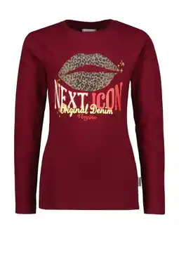 Wehkamp Vingino longsleeve donkerrood aanbieding