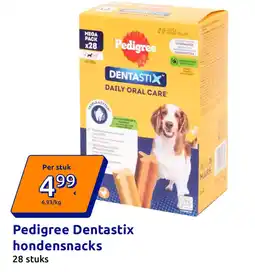 Action Pedigree Dentastix Hondensnacks aanbieding