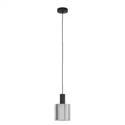 Wehkamp EGLO Gorosiba-Hanglamp-E27-Ø15cm-rookglas - Zwart aanbieding
