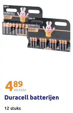 Action Duracell Batterijen aanbieding