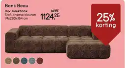 Leen Bakker Bank Beau aanbieding