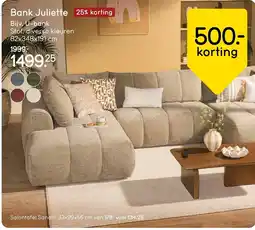 Leen Bakker Bank Juliette aanbieding