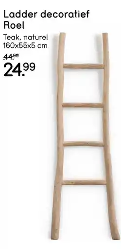 Leen Bakker Ladder Decoratief Roel aanbieding