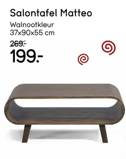 Leen Bakker Salontafel Matteo aanbieding