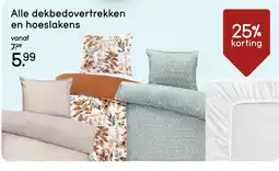 Leen Bakker Alle Dekbedovertrekken en Hoeslakens aanbieding