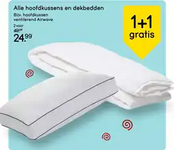Leen Bakker Alle Hoofdkussens en Dekbedden aanbieding