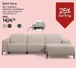 Leen Bakker Bank Dave aanbieding