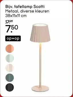 Leen Bakker Tafellamp Scotti aanbieding