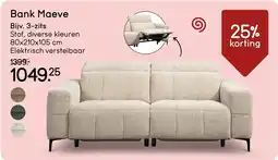 Leen Bakker Bank Maeve aanbieding