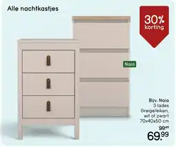 Leen Bakker Alle Nachtkastjes aanbieding