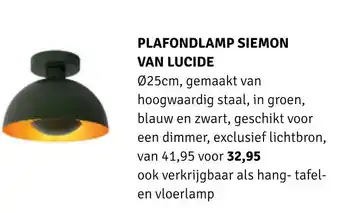 Nijhof PLAFONDLAMP SIEMON VAN LUCIDE aanbieding