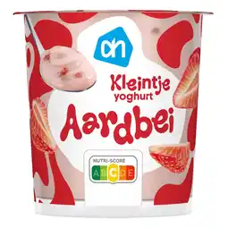 Albert Heijn AH Kleintje yoghurt aardbei aanbieding