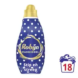 Albert Heijn Robijn Wasmiddel stip & streep aanbieding