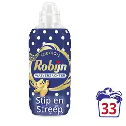 Albert Heijn Robijn Wasverzachter stip en streep aanbieding