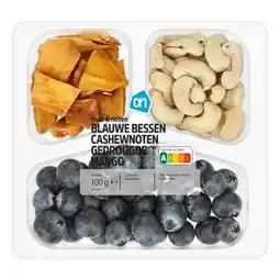 Albert Heijn AH Fruit & noten blauwe bessen cashewnoten aanbieding