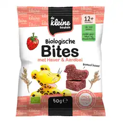 Albert Heijn De Kleine Keuken Biologische bites haver & aardbei 12m+ aanbieding