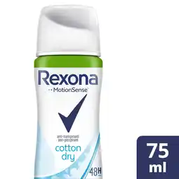 Albert Heijn Rexona Ultra dry cotton anti-transpirant spray aanbieding