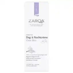 Albert Heijn Zarqa Clear skin dag- en nachtcreme aanbieding