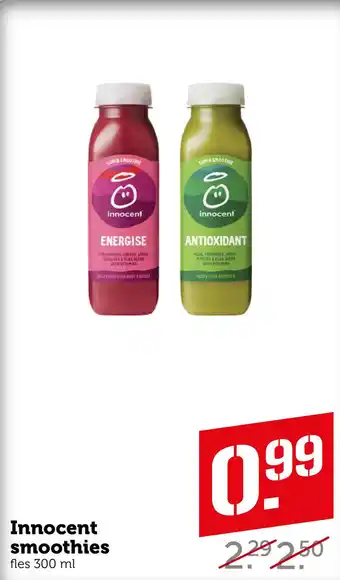 Coop Innocent smoothies aanbieding