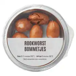 PLUS Het Borrelhuys Rookworst bommetjes aanbieding