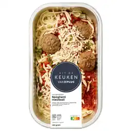 PLUS Uit de keuken van PLUS Spaghetti meatball aanbieding