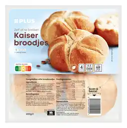 PLUS PLUS Kaiserbroodjes wit aanbieding