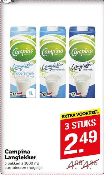 Coop Campina Langlekker aanbieding