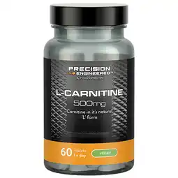 Holland & Barrett 1+1 gratis | Precision Engineered L-Carnitine 500mg - 60 tabletten aanbieding