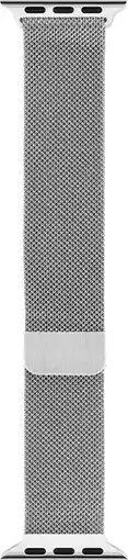 Coolblue BlueBuilt Milanees Bandje Zilver voor Apple Watch 44/45/46 mm aanbieding