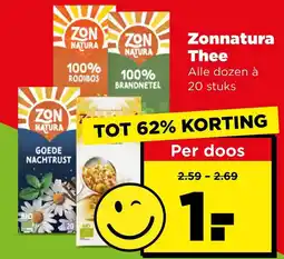 PLUS Zonnatura thee aanbieding