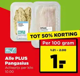 PLUS Alle plus pangasius aanbieding