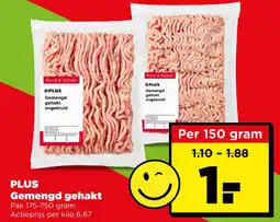 PLUS Plus gemengd gehakt aanbieding