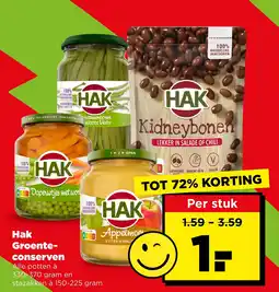 PLUS Hak groenteconserven aanbieding