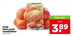 PLUS Plus mandarijnen aanbieding
