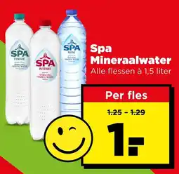 PLUS Spa mineraalwater aanbieding