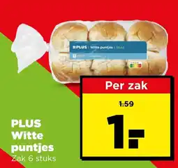 PLUS Plus witte puntjes aanbieding
