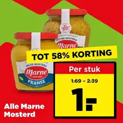 PLUS Alle marne mosterd aanbieding