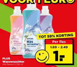 PLUS Plus wasverzachter aanbieding