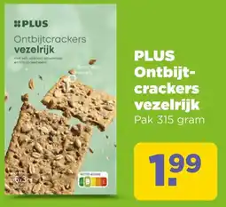 PLUS Plus ontbijtcrackers vezelrijk aanbieding
