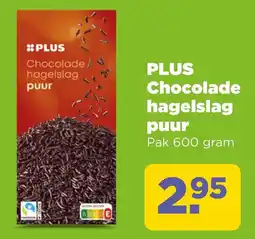 PLUS Plus chocolade hagelslag puur aanbieding