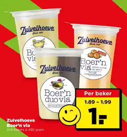 PLUS Zuivelhoeve Boer'n vla aanbieding