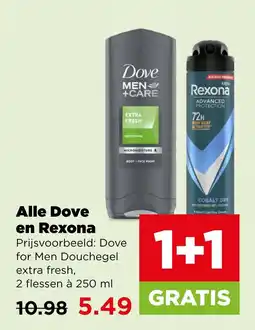 PLUS Alle dove en rexona aanbieding