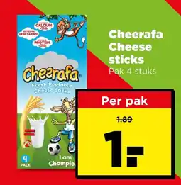 PLUS Cheerafa cheese sticks aanbieding