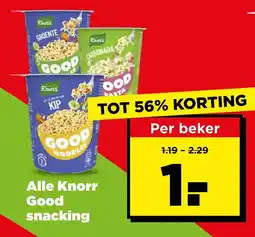 PLUS Alle knorr good snacking aanbieding